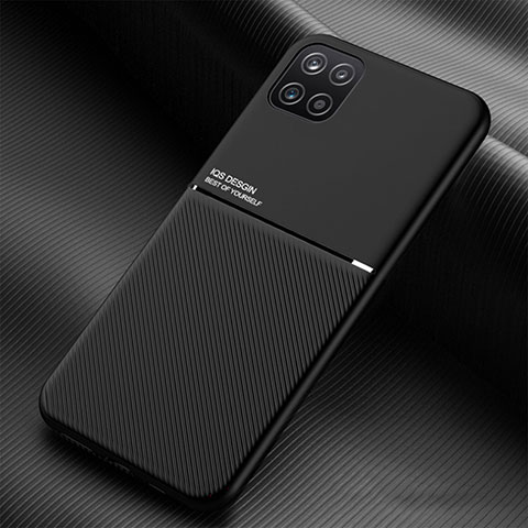 Coque Ultra Fine Silicone Souple Housse Etui avec Aimante Magnetique pour Samsung Galaxy A22s 5G Noir