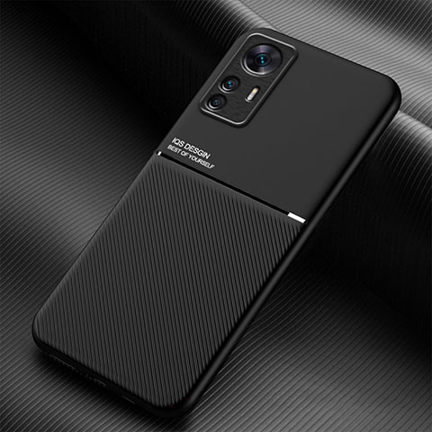 Coque Ultra Fine Silicone Souple Housse Etui avec Aimante Magnetique pour Xiaomi Mi 12T 5G Noir