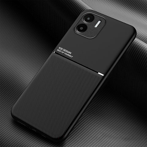 Coque Ultra Fine Silicone Souple Housse Etui avec Aimante Magnetique pour Xiaomi Poco C50 Noir