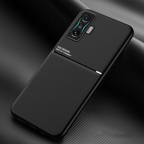 Coque Ultra Fine Silicone Souple Housse Etui avec Aimante Magnetique pour Xiaomi Poco F4 GT 5G Noir