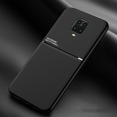 Coque Ultra Fine Silicone Souple Housse Etui avec Aimante Magnetique pour Xiaomi Poco M2 Pro Noir