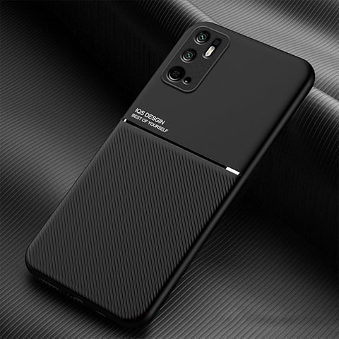 Coque Ultra Fine Silicone Souple Housse Etui avec Aimante Magnetique pour Xiaomi POCO M3 Pro 5G Noir