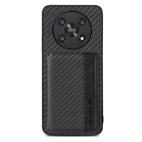 Coque Ultra Fine Silicone Souple Housse Etui avec Aimante Magnetique S01D pour Huawei Honor Magic4 Lite 5G Noir