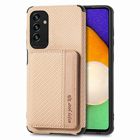 Coque Ultra Fine Silicone Souple Housse Etui avec Aimante Magnetique S01D pour Samsung Galaxy A04s Or