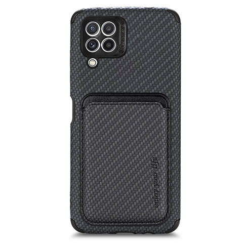 Coque Ultra Fine Silicone Souple Housse Etui avec Aimante Magnetique S01D pour Samsung Galaxy A22 4G Noir