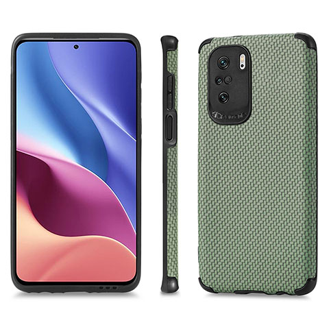 Coque Ultra Fine Silicone Souple Housse Etui avec Aimante Magnetique S01D pour Xiaomi Mi 11i 5G Vert