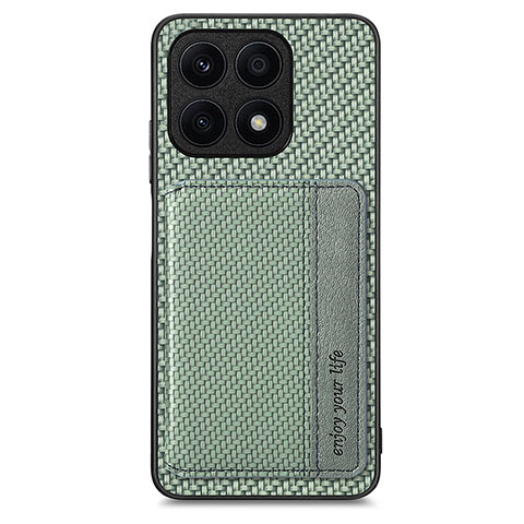 Coque Ultra Fine Silicone Souple Housse Etui avec Aimante Magnetique S02D pour Huawei Honor X8a 4G Vert