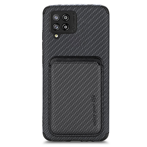 Coque Ultra Fine Silicone Souple Housse Etui avec Aimante Magnetique S02D pour Samsung Galaxy A42 5G Noir