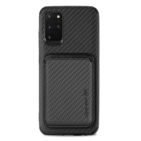 Coque Ultra Fine Silicone Souple Housse Etui avec Aimante Magnetique S02D pour Samsung Galaxy S20 Plus 5G Noir