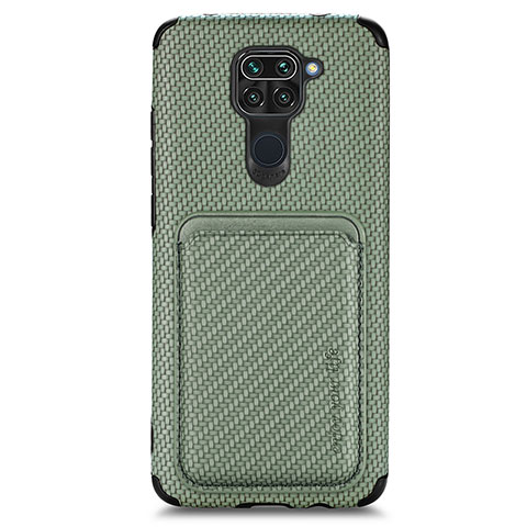 Coque Ultra Fine Silicone Souple Housse Etui avec Aimante Magnetique S02D pour Xiaomi Redmi 10X 4G Vert