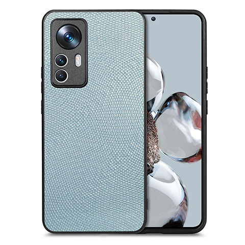 Coque Ultra Fine Silicone Souple Housse Etui avec Aimante Magnetique S02D pour Xiaomi Redmi K50 Ultra 5G Bleu