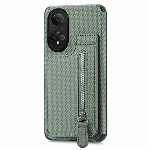 Coque Ultra Fine Silicone Souple Housse Etui avec Aimante Magnetique S03D pour Huawei Honor X7 Vert