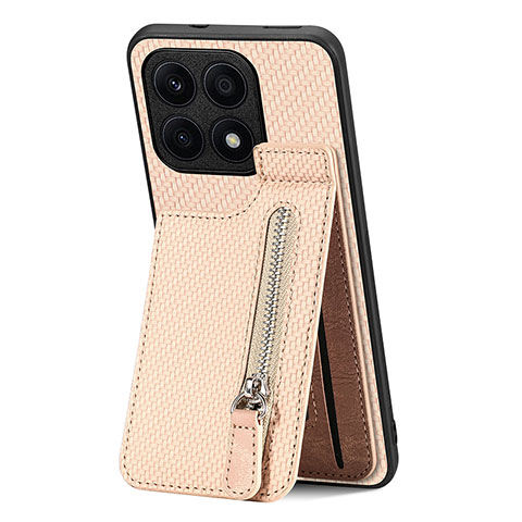 Coque Ultra Fine Silicone Souple Housse Etui avec Aimante Magnetique S03D pour Huawei Honor X8a 4G Or