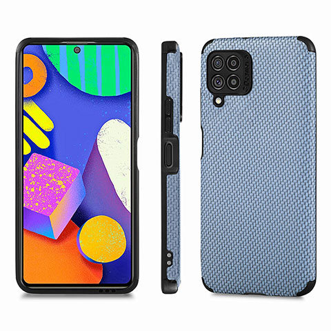 Coque Ultra Fine Silicone Souple Housse Etui avec Aimante Magnetique S03D pour Samsung Galaxy F62 5G Bleu