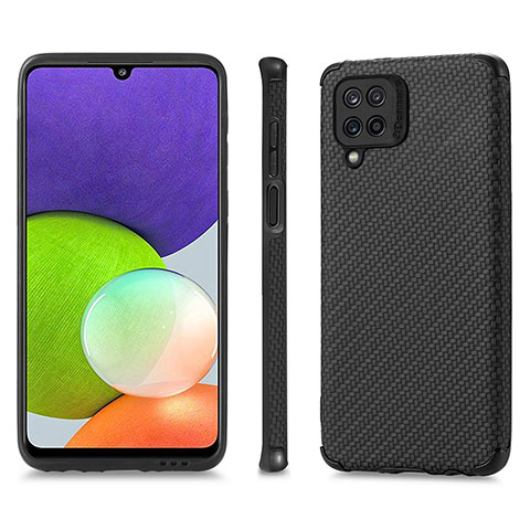 Coque Ultra Fine Silicone Souple Housse Etui avec Aimante Magnetique S03D pour Samsung Galaxy M32 4G Noir