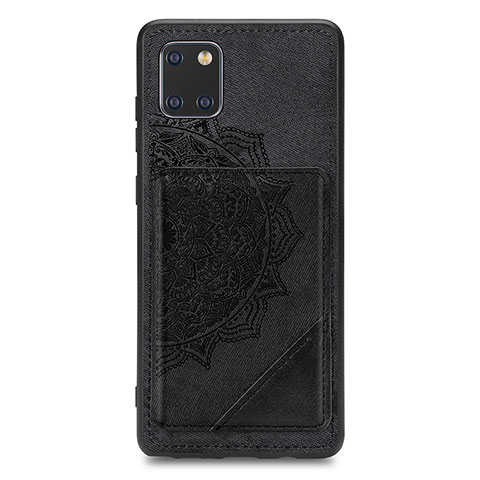 Coque Ultra Fine Silicone Souple Housse Etui avec Aimante Magnetique S03D pour Samsung Galaxy M60s Noir