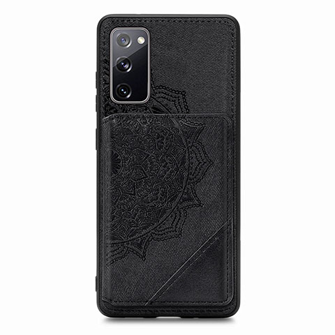 Coque Ultra Fine Silicone Souple Housse Etui avec Aimante Magnetique S03D pour Samsung Galaxy S20 FE 5G Noir