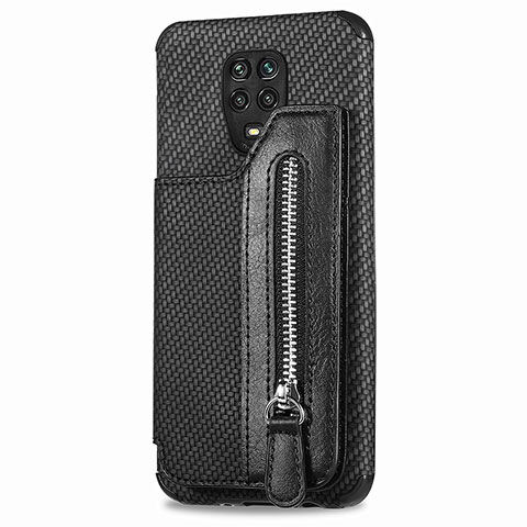 Coque Ultra Fine Silicone Souple Housse Etui avec Aimante Magnetique S03D pour Xiaomi Poco M2 Pro Noir