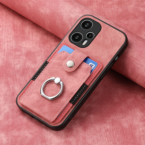 Coque Ultra Fine Silicone Souple Housse Etui avec Aimante Magnetique S03D pour Xiaomi Redmi Note 12 Turbo 5G Or Rose