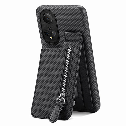 Coque Ultra Fine Silicone Souple Housse Etui avec Aimante Magnetique S04D pour Huawei Honor X7 Noir