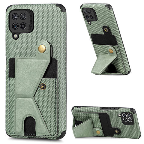 Coque Ultra Fine Silicone Souple Housse Etui avec Aimante Magnetique S04D pour Samsung Galaxy M32 4G Vert