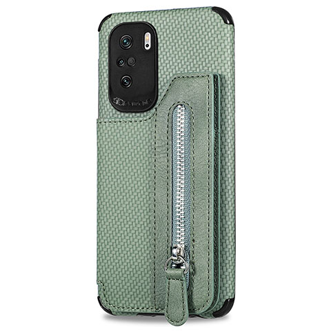 Coque Ultra Fine Silicone Souple Housse Etui avec Aimante Magnetique S04D pour Xiaomi Mi 11X 5G Vert