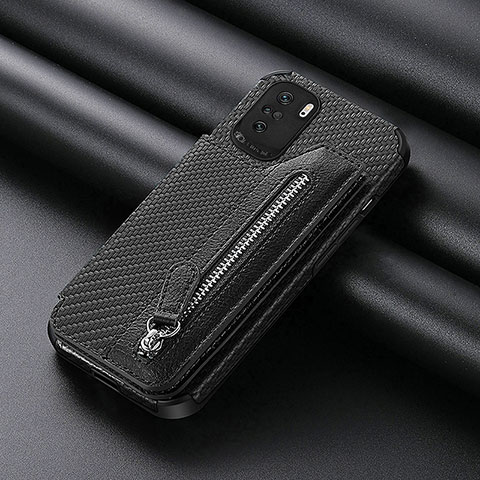 Coque Ultra Fine Silicone Souple Housse Etui avec Aimante Magnetique S05D pour Xiaomi Mi 11i 5G Noir