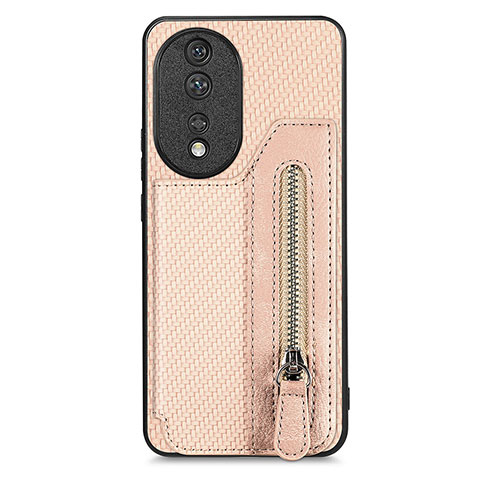 Coque Ultra Fine Silicone Souple Housse Etui avec Aimante Magnetique S06D pour Huawei Honor 80 5G Or