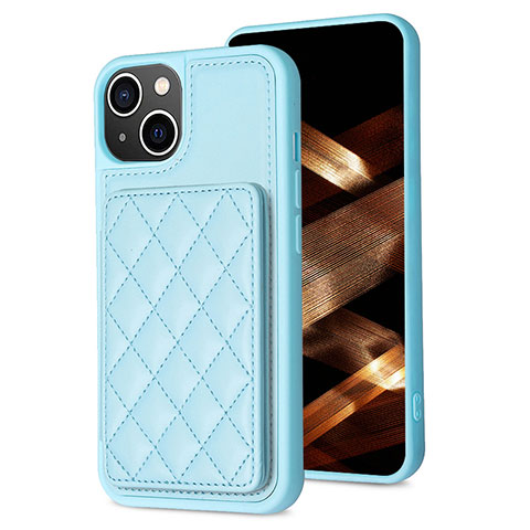 Coque Ultra Fine Silicone Souple Housse Etui avec Aimante Magnetique S10D pour Apple iPhone 13 Bleu Ciel