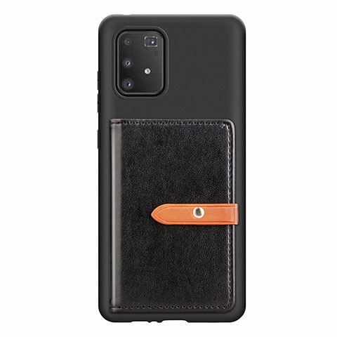 Coque Ultra Fine Silicone Souple Housse Etui avec Aimante Magnetique S10D pour Samsung Galaxy M80S Noir