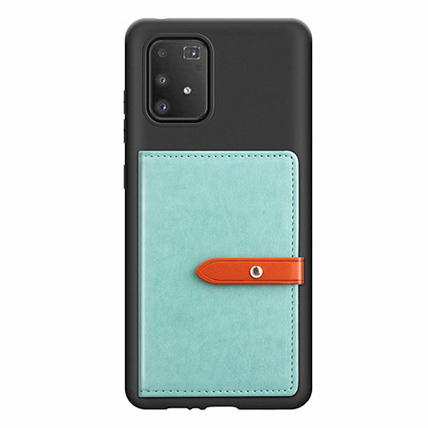 Coque Ultra Fine Silicone Souple Housse Etui avec Aimante Magnetique S10D pour Samsung Galaxy S10 Lite Bleu Clair