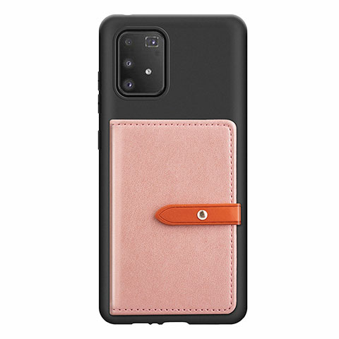 Coque Ultra Fine Silicone Souple Housse Etui avec Aimante Magnetique S10D pour Samsung Galaxy S10 Lite Rose