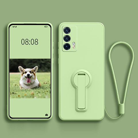 Coque Ultra Fine Silicone Souple Housse Etui avec Support pour Realme GT Neo 5G Vert