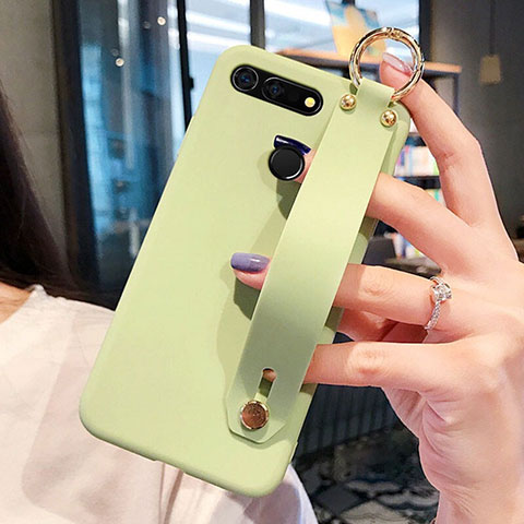 Coque Ultra Fine Silicone Souple Housse Etui C01 pour Huawei Honor V20 Vert