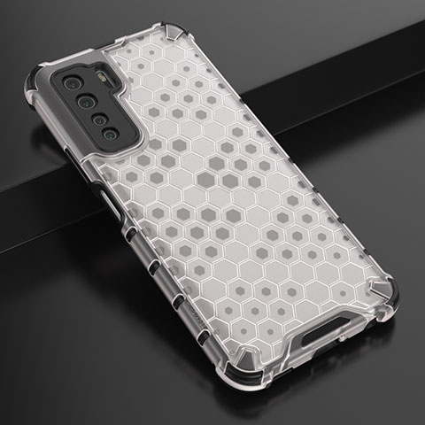 Coque Ultra Fine Silicone Souple Housse Etui C01 pour Huawei Nova 7 SE 5G Blanc