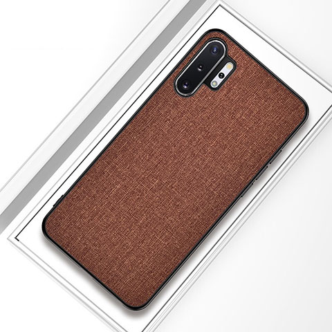 Coque Ultra Fine Silicone Souple Housse Etui C01 pour Samsung Galaxy Note 10 Plus 5G Marron