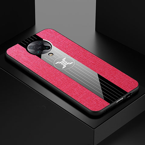 Coque Ultra Fine Silicone Souple Housse Etui C01 pour Xiaomi Poco F2 Pro Rose Rouge