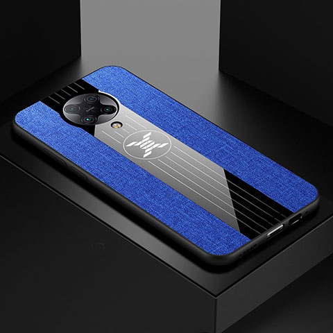 Coque Ultra Fine Silicone Souple Housse Etui C01 pour Xiaomi Redmi K30 Pro 5G Bleu