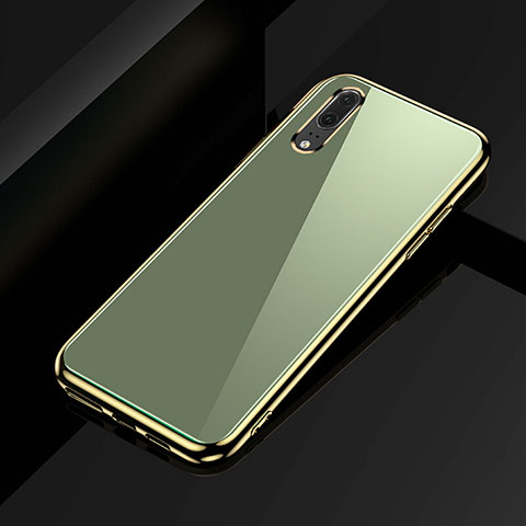 Coque Ultra Fine Silicone Souple Housse Etui C02 pour Huawei P20 Vert