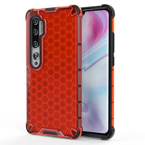 Coque Ultra Fine Silicone Souple Housse Etui C02 pour Xiaomi Mi Note 10 Pro Rouge