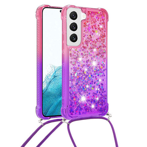 Coque Ultra Fine Silicone Souple Housse Etui Degrade Y01B pour Samsung Galaxy S21 5G Violet