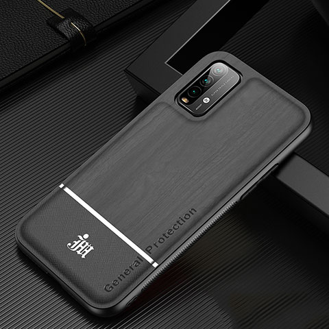 Coque Ultra Fine Silicone Souple Housse Etui JM1 pour Xiaomi Redmi 9 Power Noir