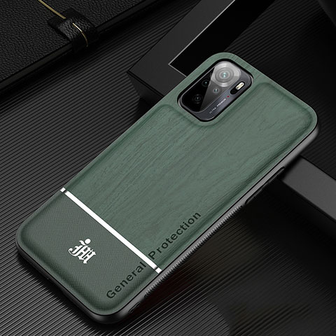 Coque Ultra Fine Silicone Souple Housse Etui JM1 pour Xiaomi Redmi Note 10 4G Vert