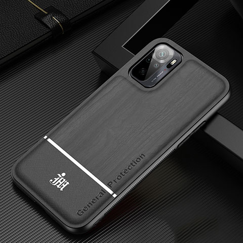 Coque Ultra Fine Silicone Souple Housse Etui JM1 pour Xiaomi Redmi Note 11 SE India 4G Noir