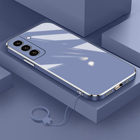 Coque Ultra Fine Silicone Souple Housse Etui M01 pour Samsung Galaxy S21 5G Bleu