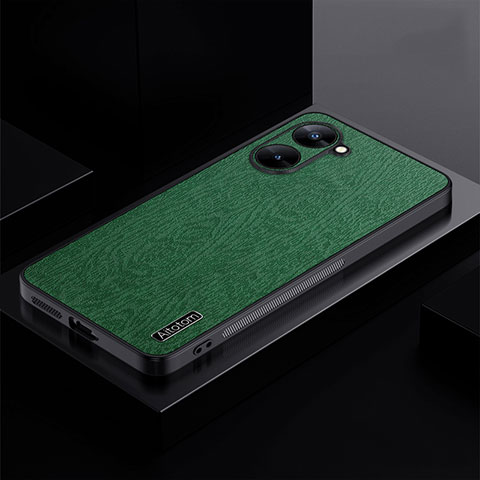 Coque Ultra Fine Silicone Souple Housse Etui PB1 pour Realme Q5x 5G Vert