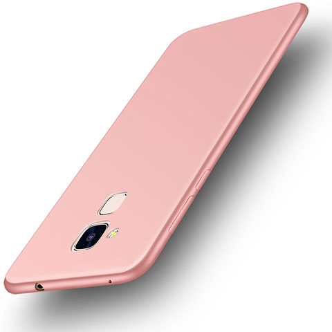 Coque Ultra Fine Silicone Souple Housse Etui S01 pour Huawei Honor 5C Or Rose