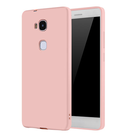 Coque Ultra Fine Silicone Souple Housse Etui S01 pour Huawei Honor 5X Or Rose