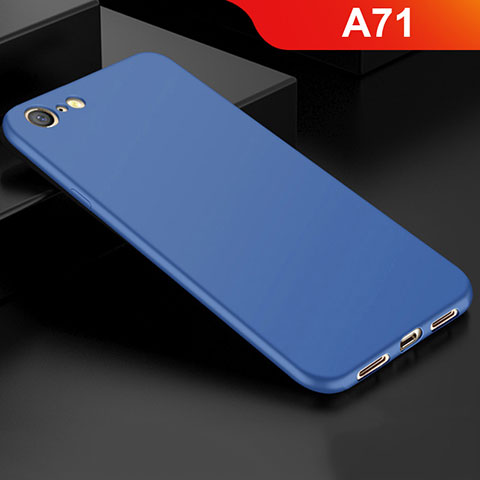 Coque Ultra Fine Silicone Souple Housse Etui S01 pour Oppo A71 Bleu