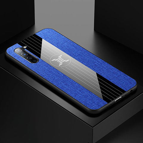 Coque Ultra Fine Silicone Souple Housse Etui S01 pour Oppo F15 Bleu